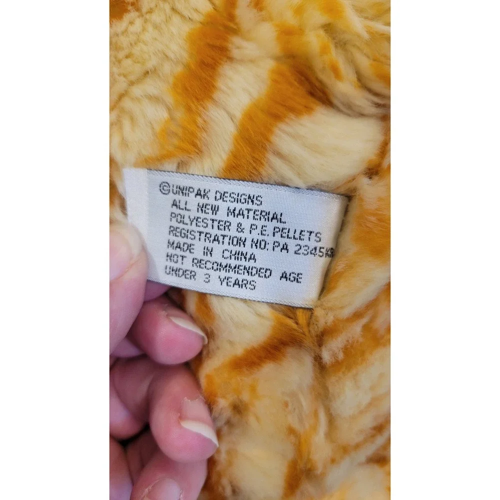 Unipak Large Plumpee Orange Tabby Cat 13